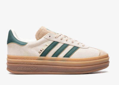 Adidas Gazelle Bold “Cream Collegiate Green” sneakers