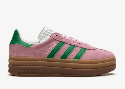 Adidas Gazelle Bold “Pink Green” sneakers
