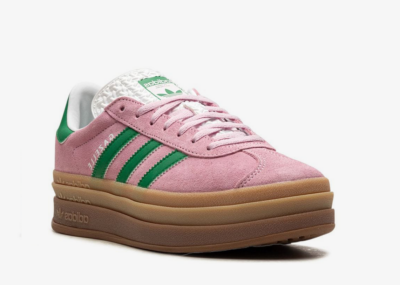 Adidas Gazelle Bold “Pink Green” sneakers