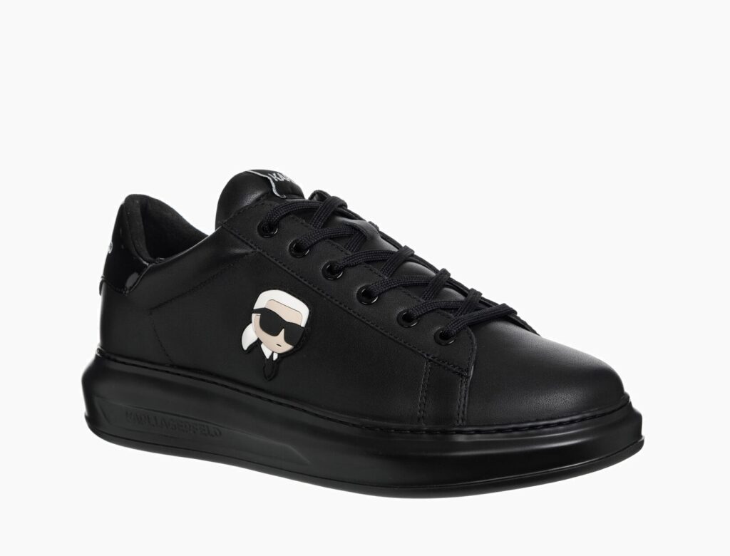 Karl Lagerfeld - tripple Black leather