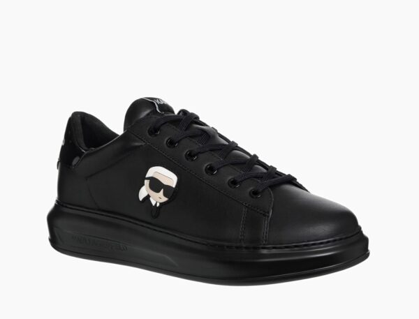 Karl Lagerfeld - tripple Black leather