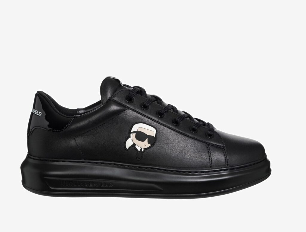 Karl Lagerfeld - tripple Black leather