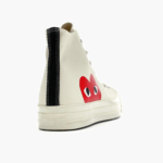 Converse Chuck Taylor All-Star 70 Hi Comme des Garcons PLAY White - Image 3