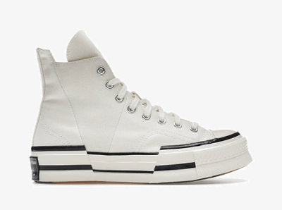 Converse Chuck Taylor All-Star 70 Hi Plus Canvas Egret Black - Sneakers Outlet Co