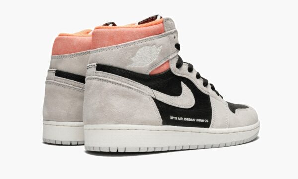 Air Jordan 1 Retro High OG Neutral Grey Hyper Crimson - Sneakers Outlet Co