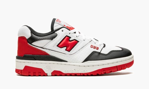 New balance 550 White/Red?black - Sneakers Outlet Co