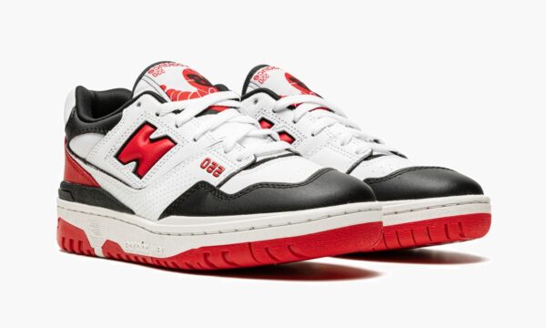 New balance 550 White/Red?black - Sneakers Outlet Co
