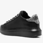 Karl Lagerfeld silver-tone logo-detail Sneakers Black - Image 3