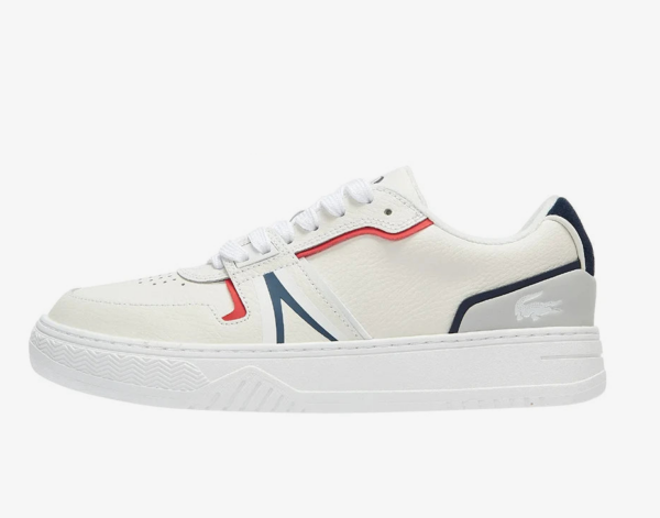 Lacoste L001_-_White-Navy-Red
