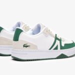 Men's L001 Contrasted Leather Trainers Lacoste
