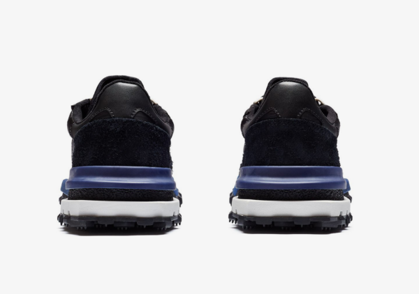Lacoste Elite Active Nylon and Suede "Black/Blue" Sneakers