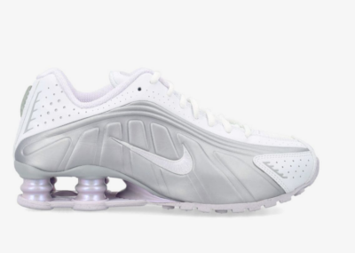 Nike Shox R4 WhiteMetallic Platinum sneakers adidas shoes basketball shoes running shoes nike airmax yeezy jordan puma new balance