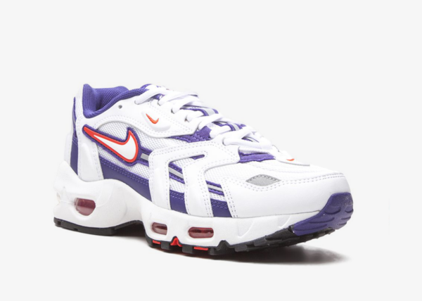 The Nike Air Max 96 2 'White Grape Ice' combines modern style with classic comfort. Its unique design features a white and purple colorway, along with the iconic Air Max cushioning for maximum support and a smooth ride. Upgrade your sneaker game with this must-have addition to your collection.