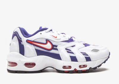 The Nike Air Max 96 2 'White Grape Ice' combines modern style with classic comfort. Its unique design features a white and purple colorway, along with the iconic Air Max cushioning for maximum support and a smooth ride. Upgrade your sneaker game with this must-have addition to your collection.