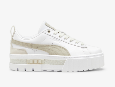 Puma Mayze White Sneakers adidas shoes basketball shoes running shoes nike airmax yeezy jordan 1