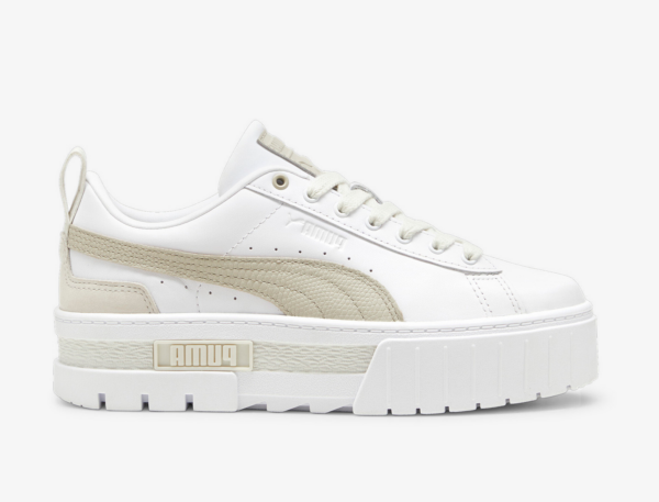 Puma Mayze White Sneakers adidas shoes basketball shoes running shoes nike airmax yeezy jordan 1